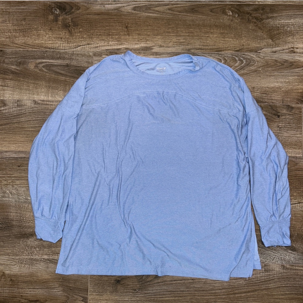 Old Navy Blue Long Sleeve Tee Casual Essential
